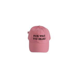 F What You Heard Hat- Bold Pink- Adjustable